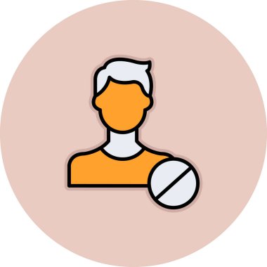 Bir doktor simgesinin vektör çizimi