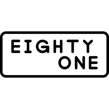 Beyaz arkaplanda bir numara 7 numara vektör tasarımı