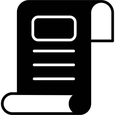 dosya belgesi simgesi, vektör, basit illüstrasyon