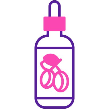 Şişe simgesi. Web için şişe vektör simgelerinin basit çizimi