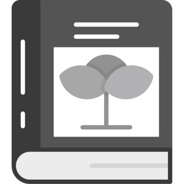 Bir ağaç simgesinin vektör illüstrasyonu