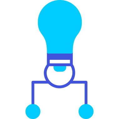 yaratıcı yaratıcılık simgesi doldurulmuş ana hatlar biçiminde