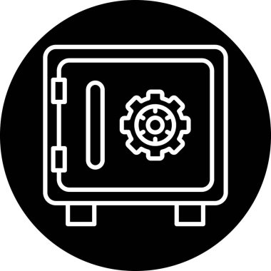 Bir dişli simgesini vektör çizim