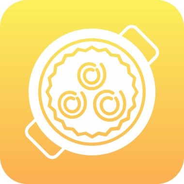 Tek bir simgenin vektör illüstrasyonu