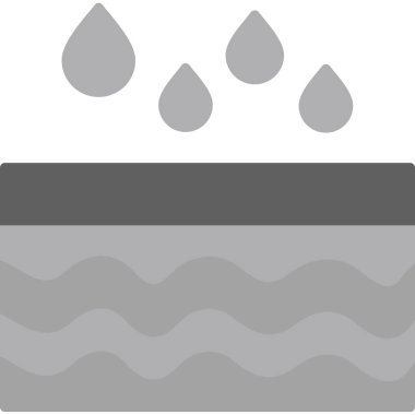 Su. Web simgesi basit tasarım