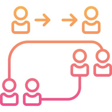 İnsan simgesinin vektör illüstrasyonu