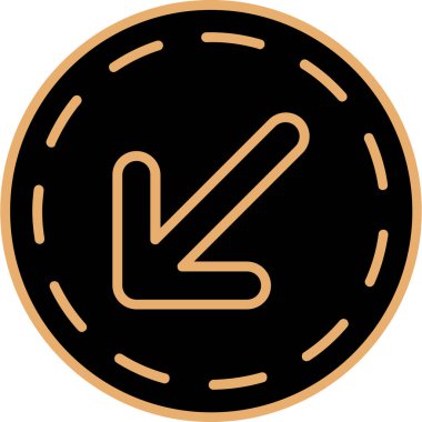 Modern bir simgenin vektör illüstrasyonu