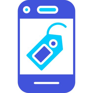 Cep telefonu. Web simgesi vektör illüstrasyonu