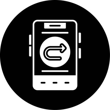 Vektör Mobil simge illüstrasyonu