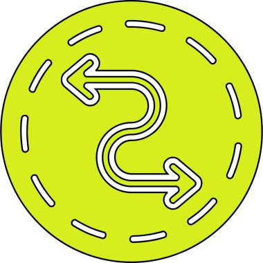 Doldurulmuş golf sporu simgesi - ana hatları biçiminde