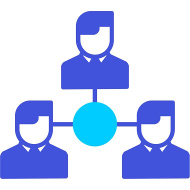 iş ekibi simgesi, vektör illüstrasyonu