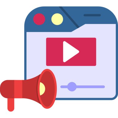 Beyaz arkaplanda megafon olan akıllı telefon