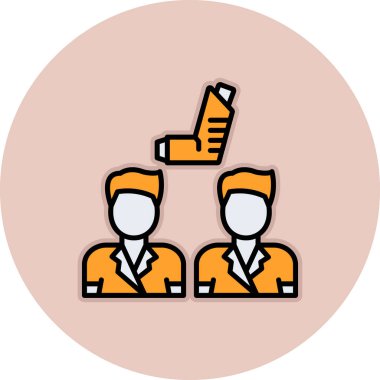 iş simgesi vektör illüstrasyonu