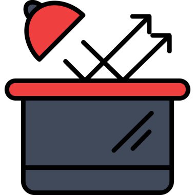 Hediye. Web simgesi basit illüstrasyon