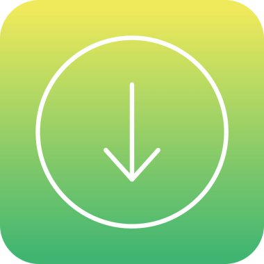 Vektör çizgisi simgesini döndürmek için benzersiz indirme