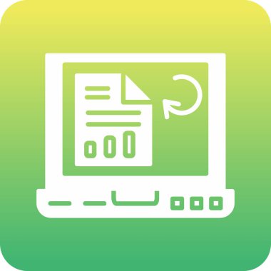 Benzersiz belge ve tablet vektör simgesi