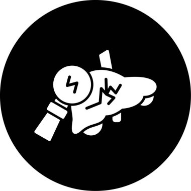 Bir Cadılar Bayramı simgesinin vektör illüstrasyonu