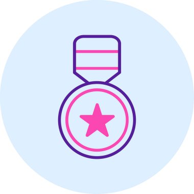 Madalya. Web simgesi basit tasarım