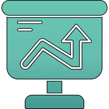 Yol işareti simgesinin vektör illüstrasyonu