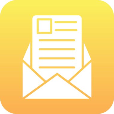 posta zarfı vektör simgesi