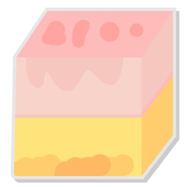 Süt simgesi, düz stil