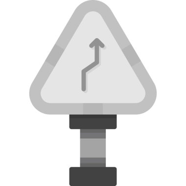 trafik işareti vektör simgesi