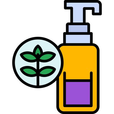 Bitki. Web simgesi basit illüstrasyon