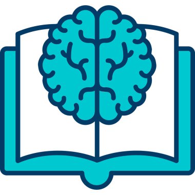 Kitap simgesi renk özet vektörünü aç