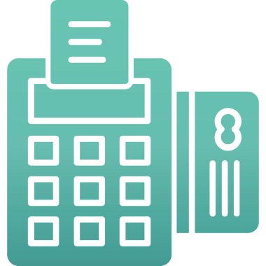 Hesap makinesi. Web simgesi basit illüstrasyon