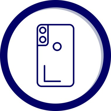 Modern bir simgenin vektör illüstrasyonu