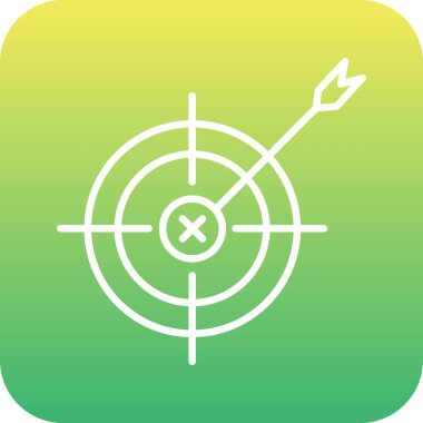 vektör hedef simgesi