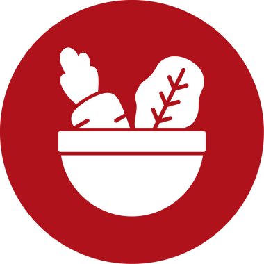 Gıda simgesinin vektör illüstrasyonu