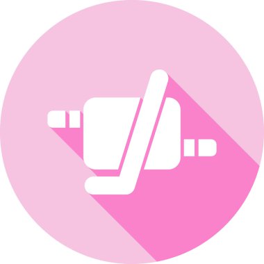 Fiş. Web simgesi basit illüstrasyon