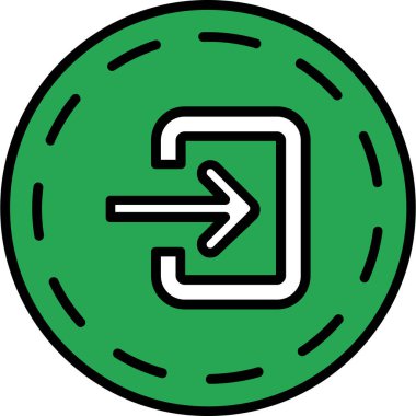 ok simgesi, vektör illüstrasyonu