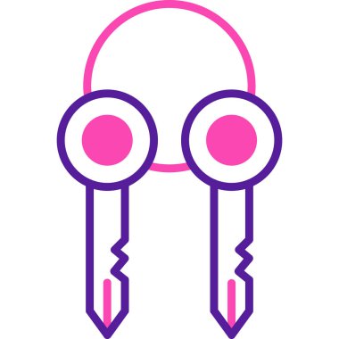 Çizgi film simgesinin vektör çizimi