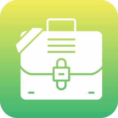 Evrak Çantası'nı web simgesi, vektör çizim