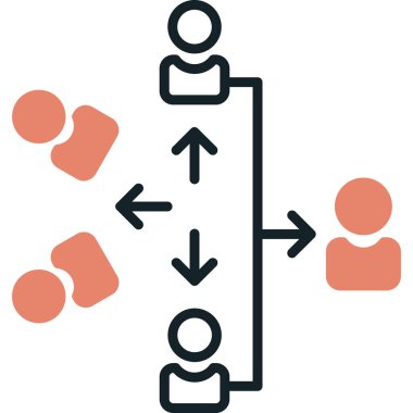 seo modern simgesinin vektör illüstrasyonu