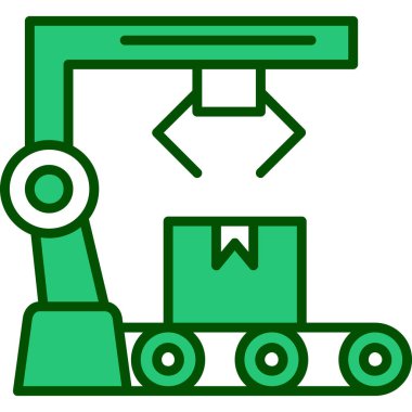 Vinç. Web simgesi basit illüstrasyon
