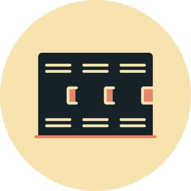 Sunucu. Web simgesi basit illüstrasyon