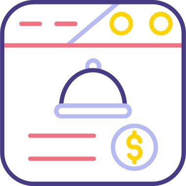 Dolar simgesi, vektör illüstrasyonu