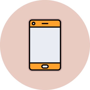 akıllı telefon simgesi vektör illüstrasyonu