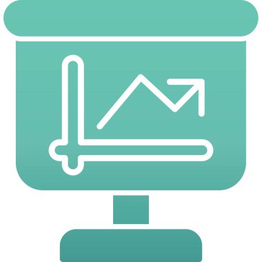 ticari grafik vektör simgesi