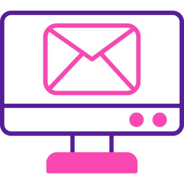 E- posta simgesi vektör illüstrasyonu