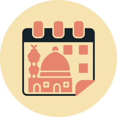 Bina. Web simgesi basit illüstrasyon