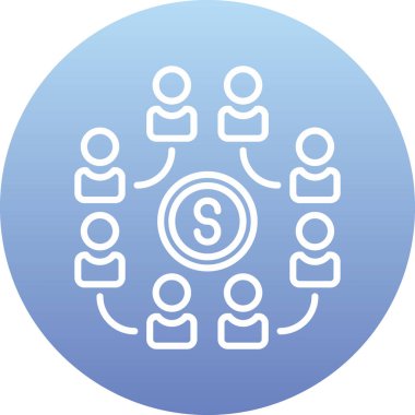 Seo simgesinin vektör illüstrasyonu