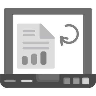 belge simgesi vektör illüstrasyonu