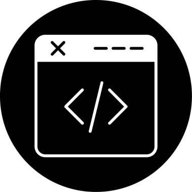 ana hat biçiminde kod kodlama simgesi