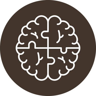 Projeniz için vektör beyin simgesi