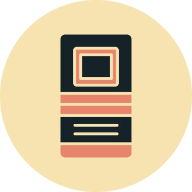 Kredi Kartı. Web simgesi basit illüstrasyon