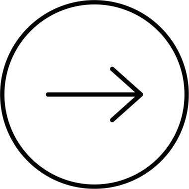 ok yönü ok simgesi ana hat biçiminde